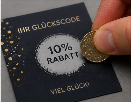 rubbelkarte marketingaktion druckerei